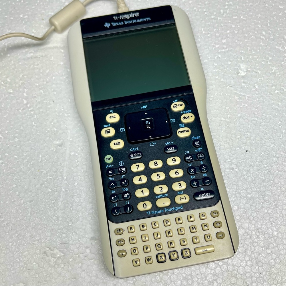 Texas Instruments TI-Nspire Graphing Calculator in Black and Cream